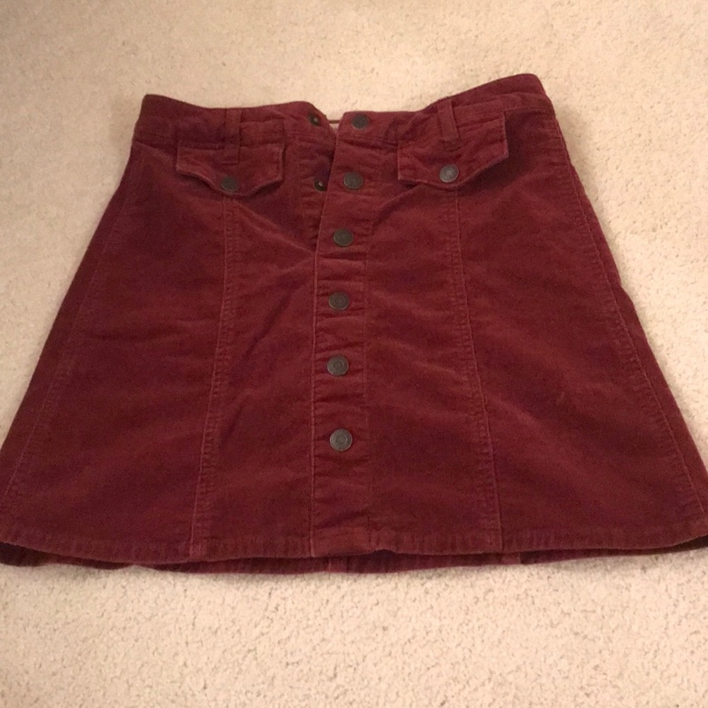 Corduroy Skirt